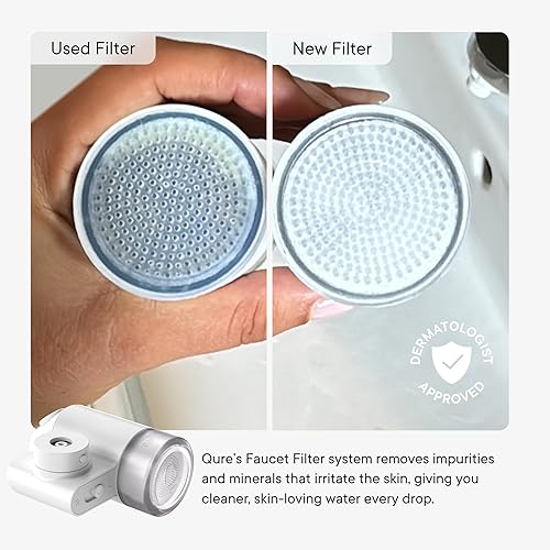 Miniatura 9 de Qure Skincare - Grifo de agua para lavabo de baño, elimina el 99% de cloro y metales pesados, hidratación de la piel en 4 semanas, reduce la