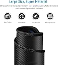 ZYCRA Gaming Mouse Pad Large Extended Desk Mat | Waterproof Smooth Surface, Anti-Slip Rubber Base, Stitched Edges, Black Mouse Pad for Office, Work from Home & Gaming gallery image