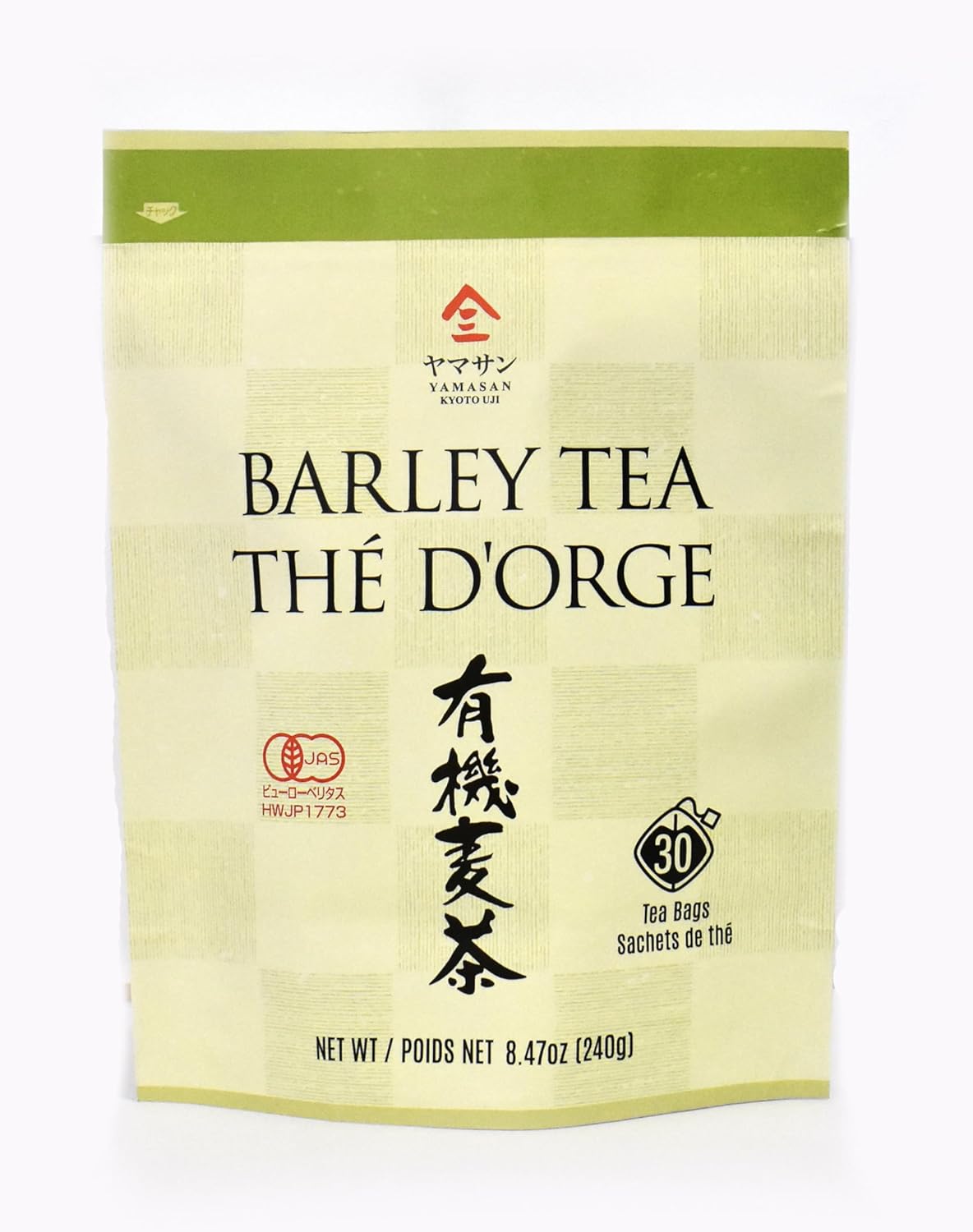 Organic Barley Tea Bags -Caffeine Free & Vegan, 100% Natural Japanese Tea, Sugar Free Mugicha 30 LARGE TEA BAGS【YAMASAN】 - Image 3