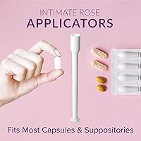 Vista 4 de Intimate Rose Aplicador de supositorios vaginales de 15 unidades, se adapta a la mayoría de supositorios de ácido bórico y supositorios vaginales