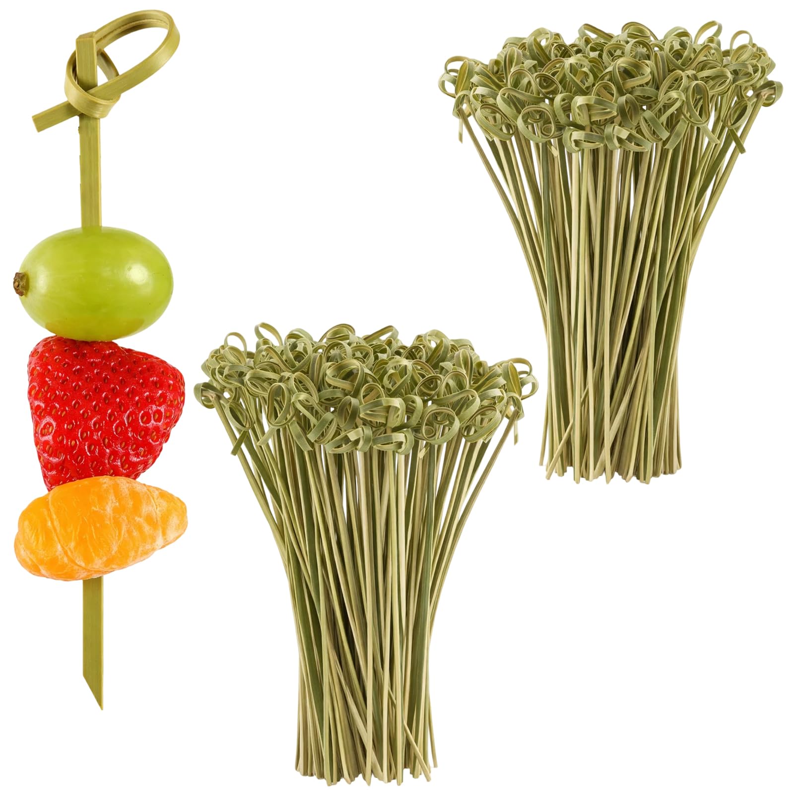 Food Picks, Cocktail Garnish Picks, 100 Cocktail Flower Picks, Decorative Food Picks for Appetisers and Desserts, Elegant Food Picks for Party Platters and Drinks, 100 Cocktail Picks