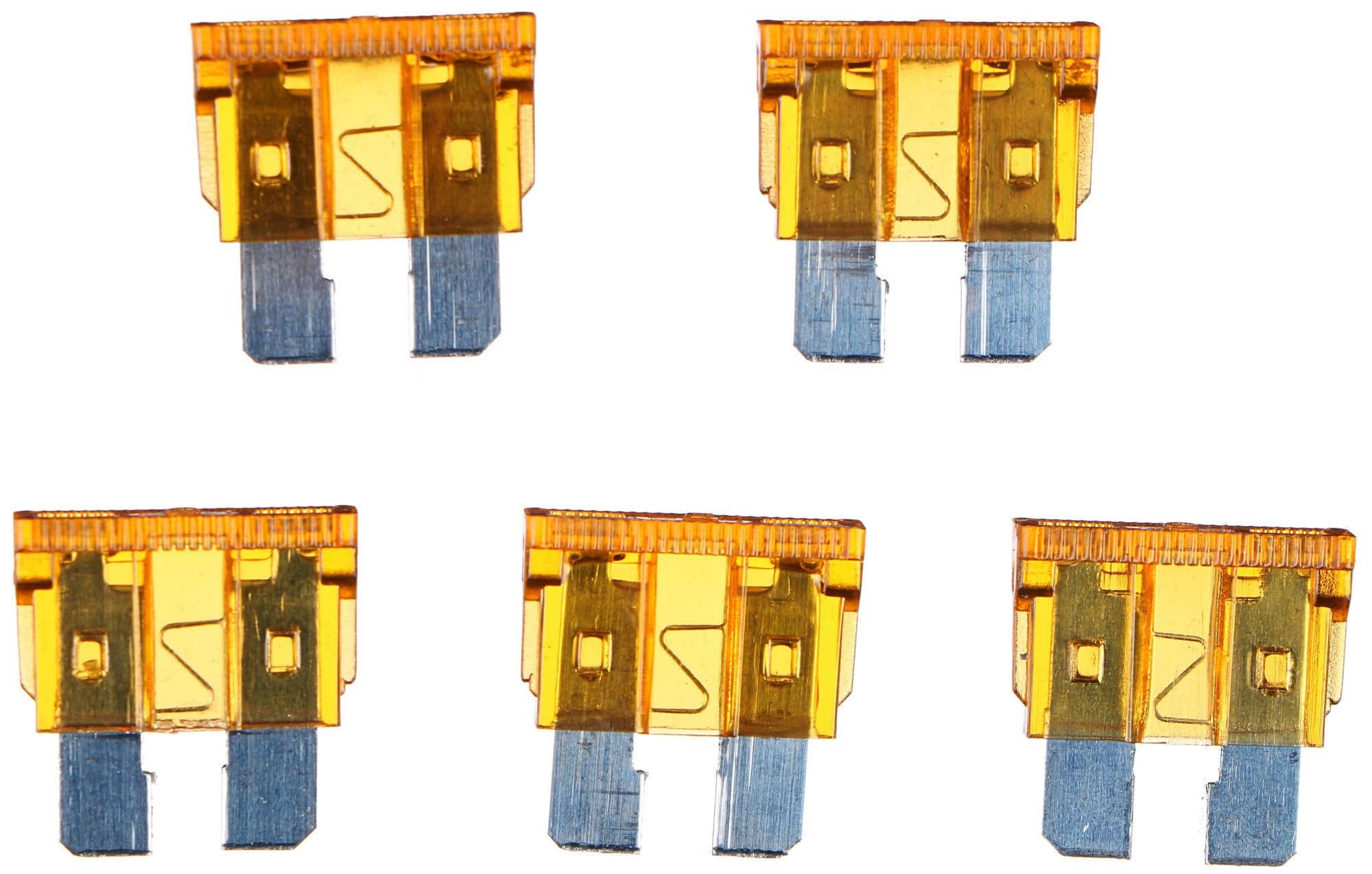 Satz Flachsicherungen fürs Auto MECHANIC FUSE SET 5A, 100 St.