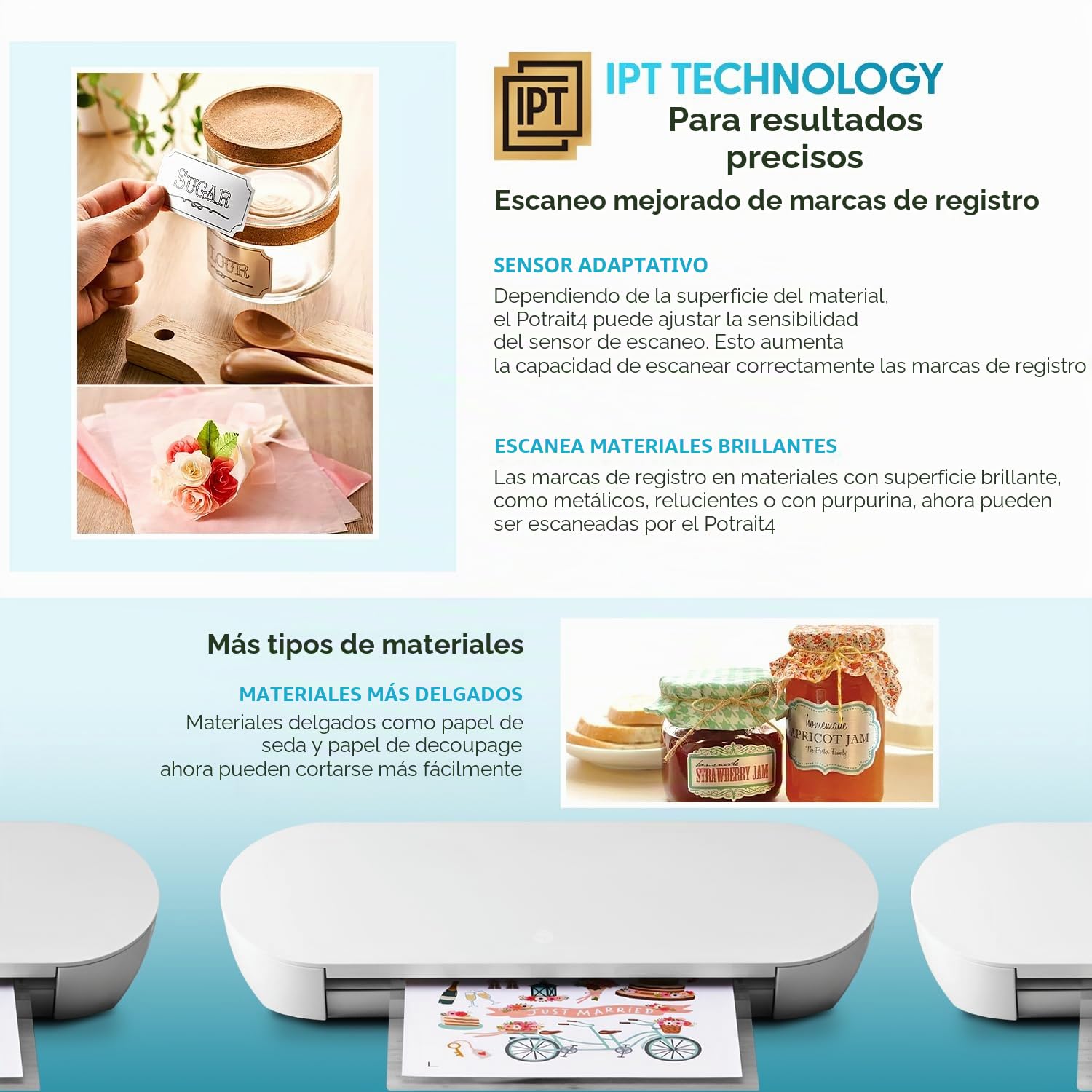 Silhouette America Portrait 4 - Máquina de corte de vinilo, paquete de inicio, cortador de precisión de 9 pulgadas con software de edición de diseñador, 24 hojas de vinilo Oracle, kit de herramientas