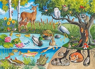 Ravensburger Animals Above and Below - 60 Piece Jigsaw Puzzle for Kids | Explore Nature’s Layers | Promotes Problem Solving Skills | FSC-Certified Materials