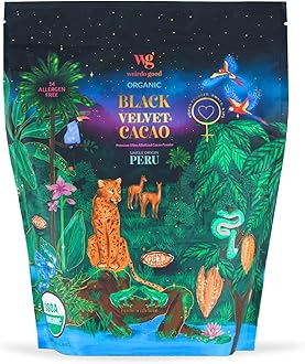 Black Velvet Cacao, 3 lb – Organic, Allergen-Free, Premium Ultra-Alkalized Cocoa Powder for Baking