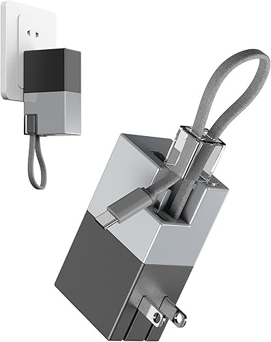 Mini cargador portátil con enchufe de pared, pequeño banco de energía, USB C de 5000 mAh 3 en 1 de carga rápida, paquete de batería de teléfono