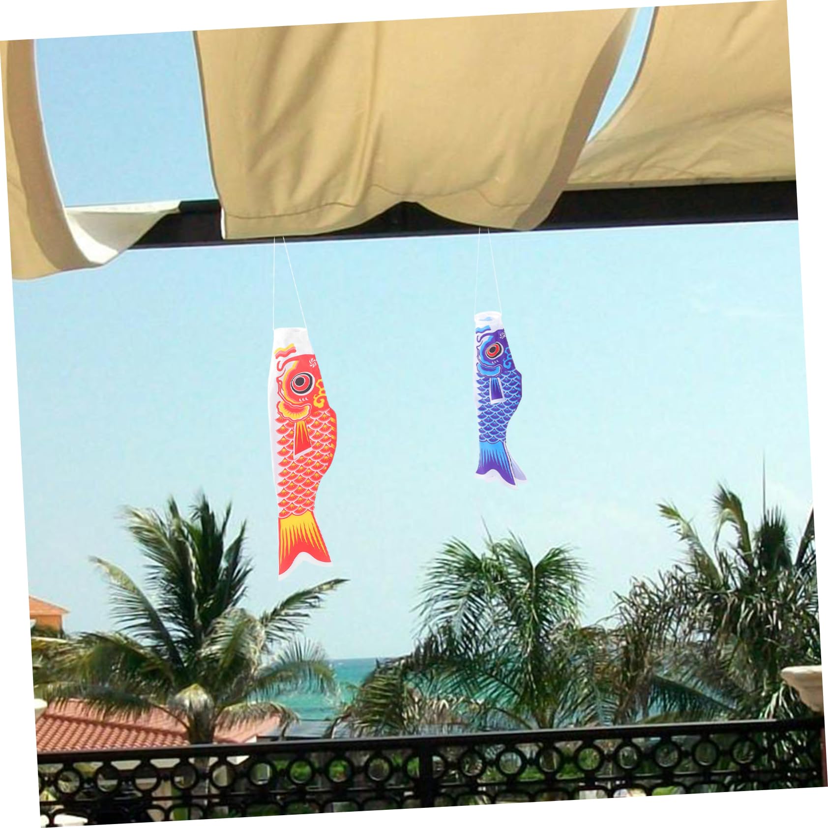 Japanischer Karpfen-Windsack - Bunte Koinobori Für Garten & Balkon