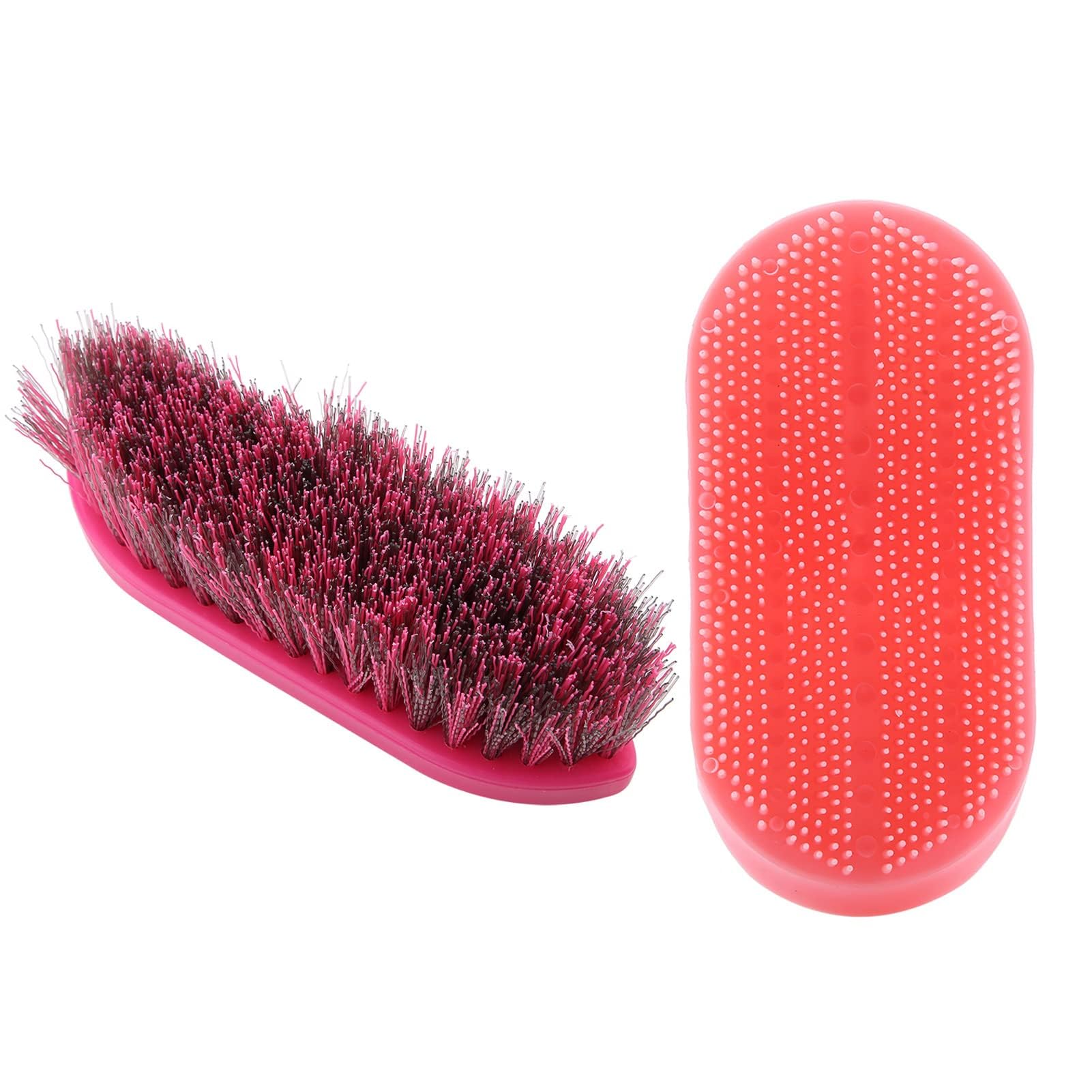 Set Spazzole Cavalli 10 Pezzi Kit Toelettatura Professionale Accessori per Cura Equina