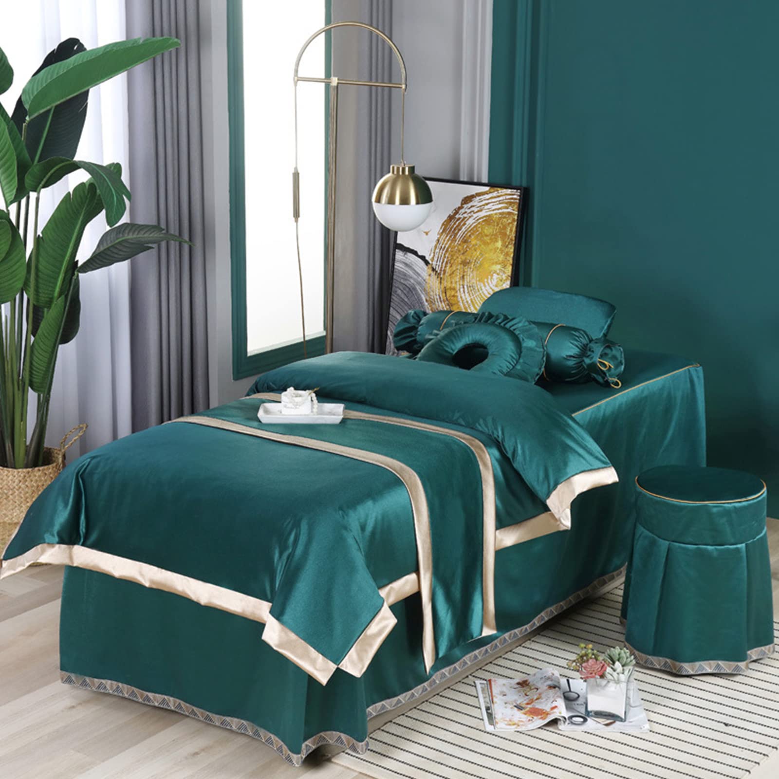 Couvre-lits de beauté ultra doux 180x70cm contre l'inconfort des tables de massage rigides