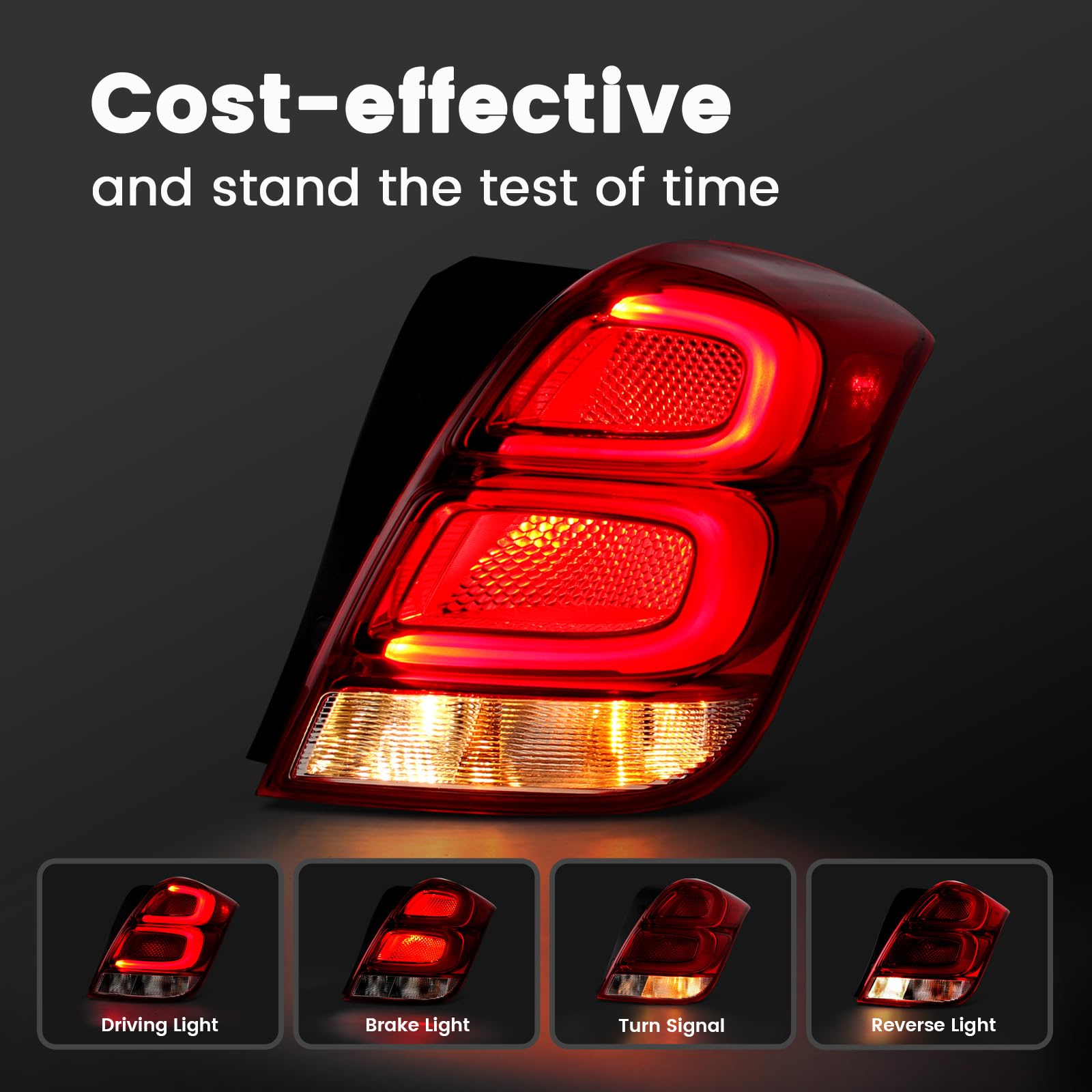 シボレー トラックス 2016-2018 用ブレーキライト シーケンシャルターン Amazon.com: STRECOS LED Tail Light Compatible with Chevy Trax 2017