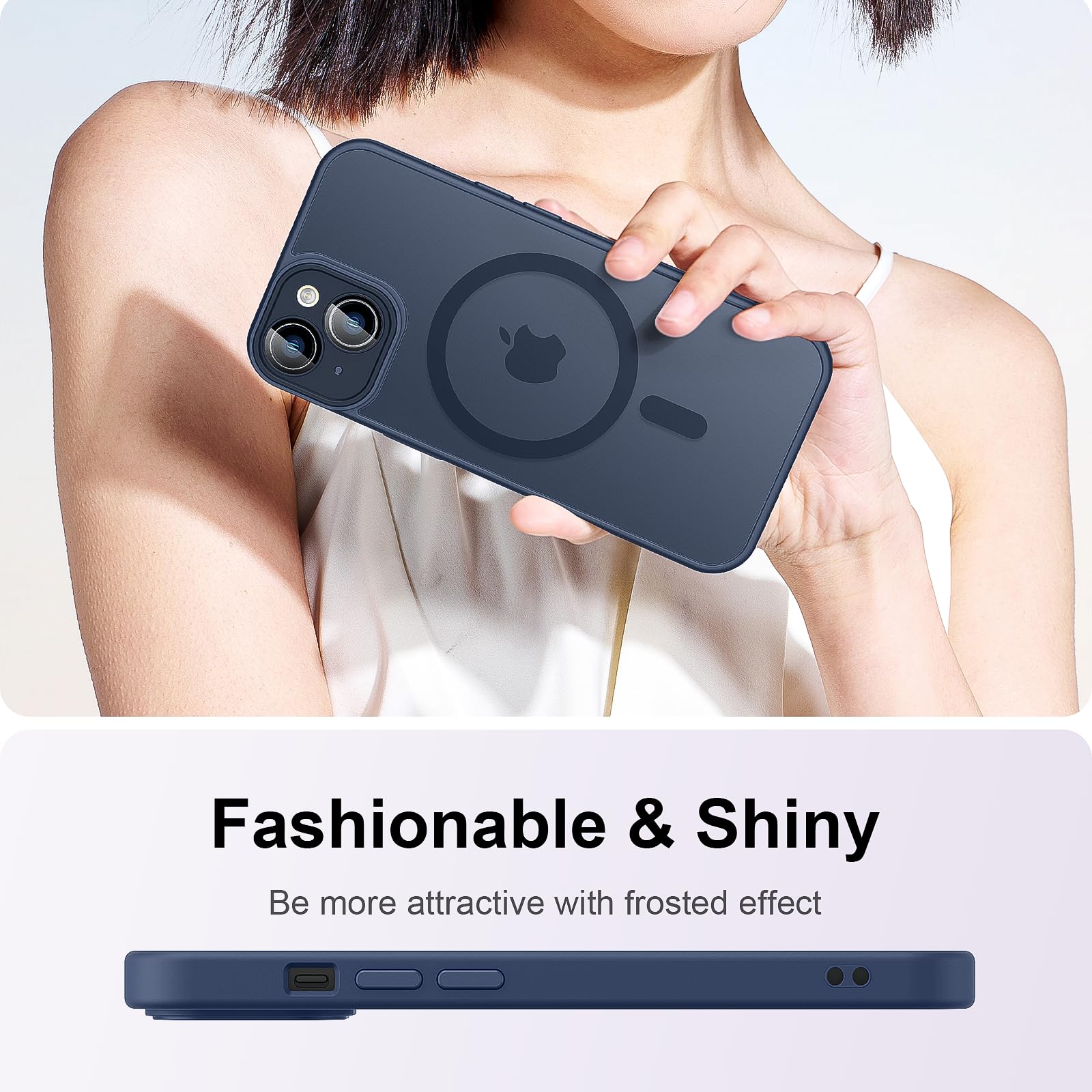 KetteTech Magnetic Mobile Phone Case For IPhone XR Case Compatible With Magsafe, Translucent Matt Thin Shockproof Scratch-Resistant (Anti-Fingerprint