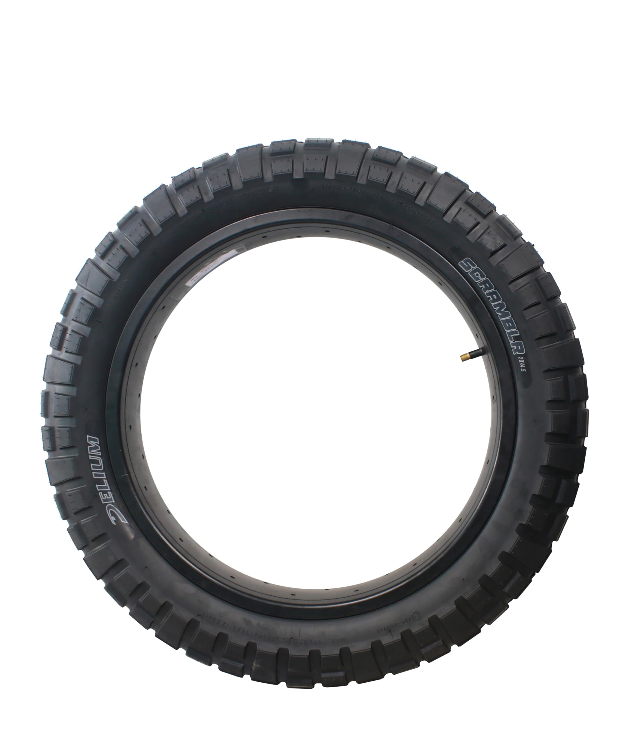 Deli Tire 20 Zoll Reifen für Elektrofahrräder SA-314 Scramblr E-Bike 20x4.50 TT für Vorder- und Hinterrad