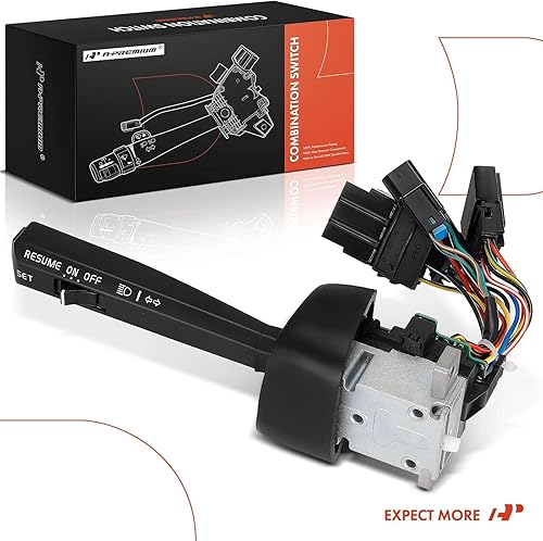 Miniatura 9 de A-Premium [Generación 2] Interruptor de señal de giro, palanca de interruptor de control de crucero con 4 conectores compatibles con Volvo VAH