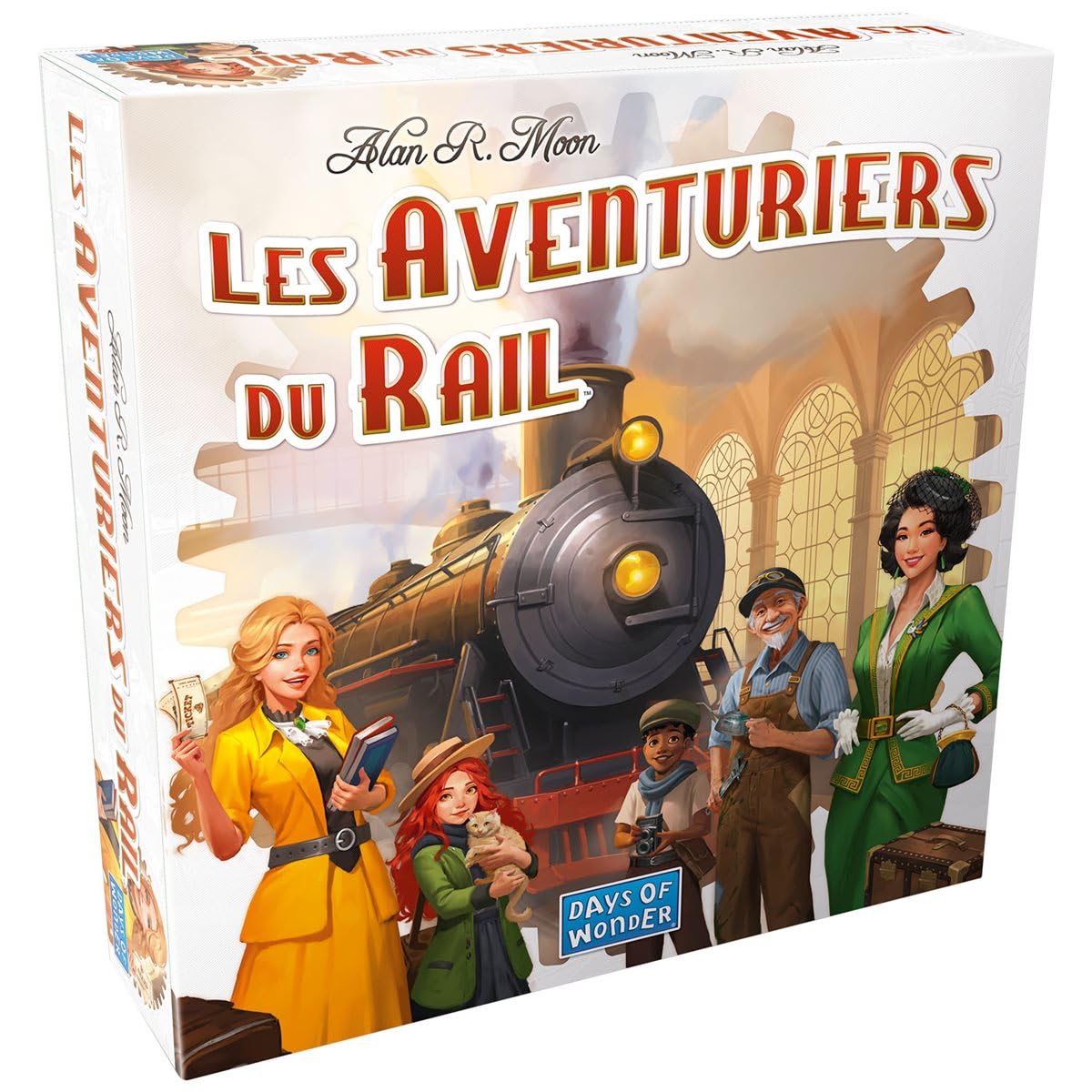 Days of Wonder Ticket to Ride - USA Niños Estrategia - Juego de tablero (Estrategia, Niños, 60 min, Niño/niña, 8 año(s), Alan R. Moon) – Versión Francesa
