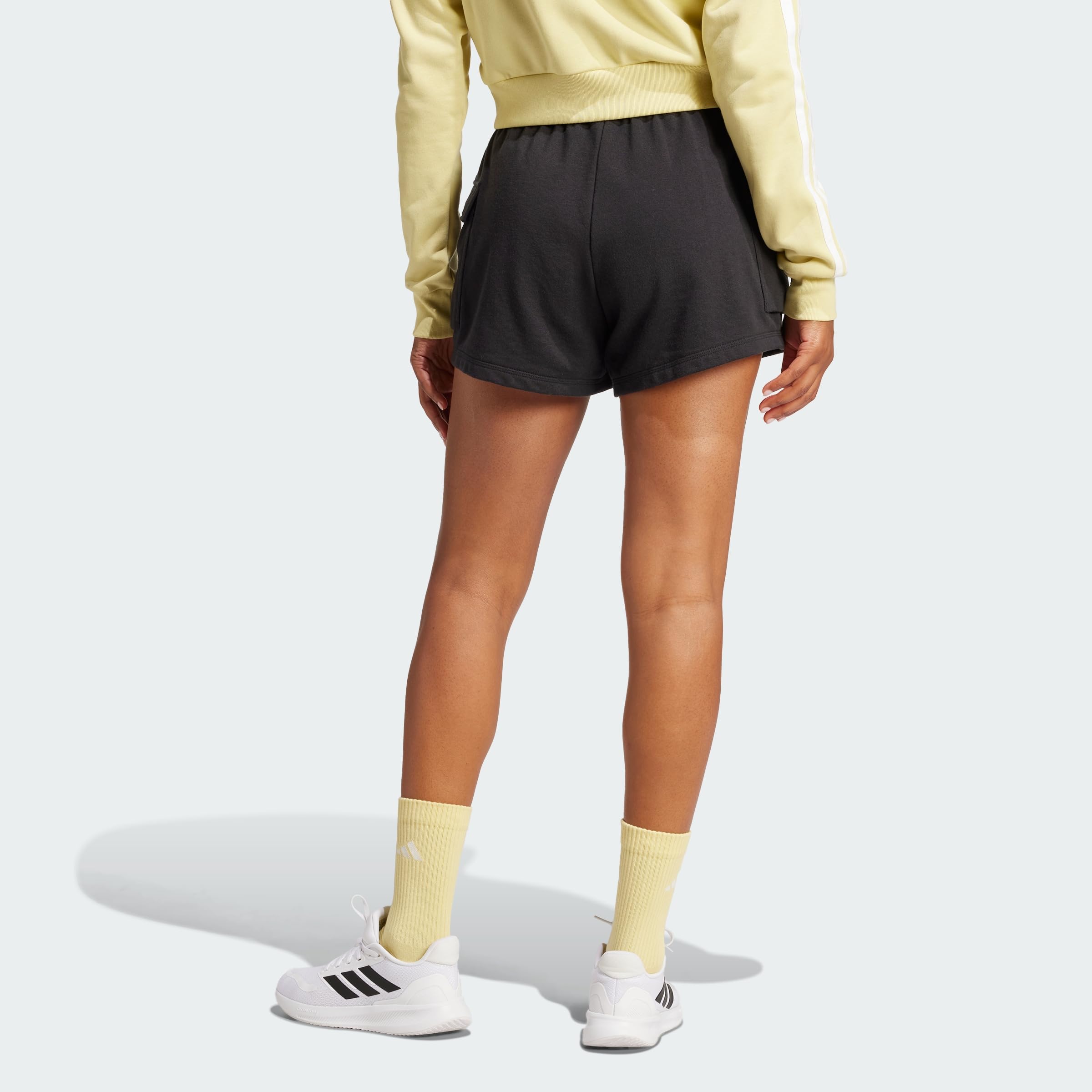 adidas Women Short Essentials Small Logo French Terry Cargo