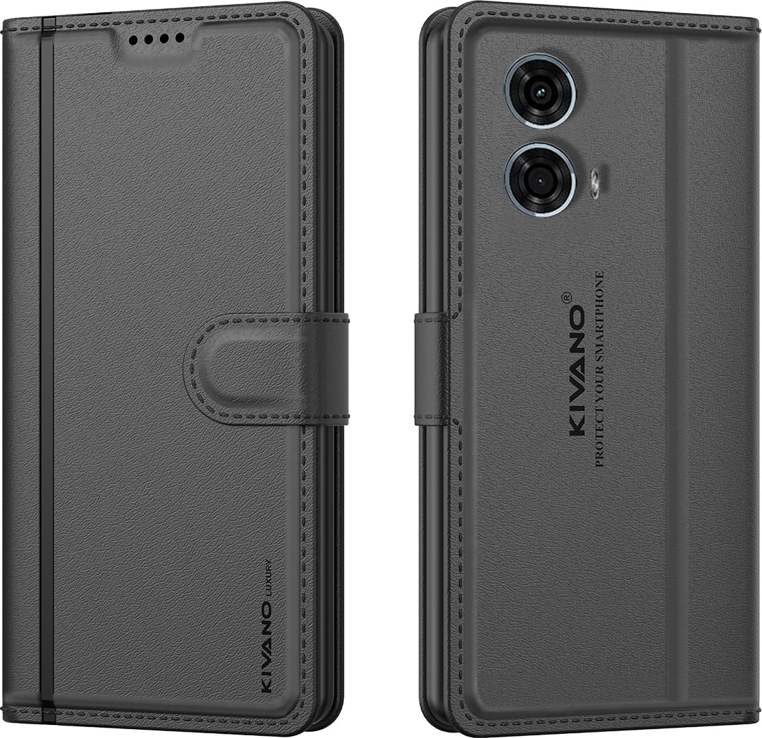 KIVANO LUXE® Compatible with Motorola G24 Power Artisanal Leather Wallet Case with Card Holder for Men Women, Magnetic Flip Folio Cover with Stand RFID Blocking Cell Phone Case (B0CWLGLH7P) Amazon Price History, Amazon Price Tracker