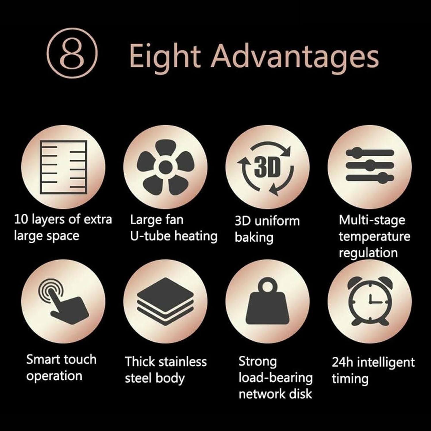 Stainless Steel Dehydrator Dryer, 10 Tray Food Dehydrator for Fruits, Vegetables, Herbs and Meats