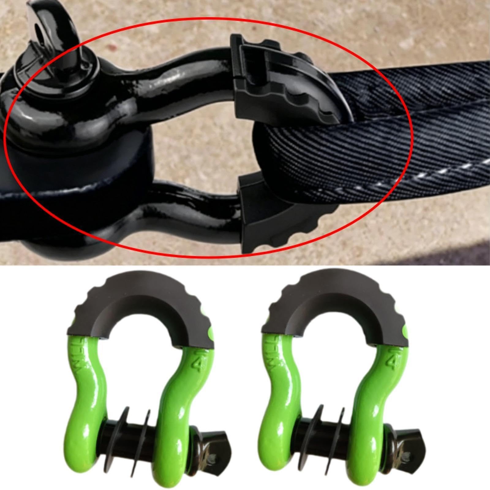 Harilla 2 manilles en D pour treuil remorquage avec goupille filetée 3/4" pour remorque, Style E