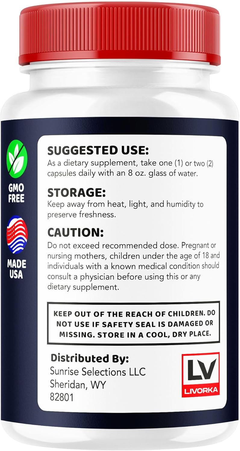 LIVORKA Enduraxe Prime Pills - Official Enduraxe Prime Supplement Pills for Men, All Natural Support for Overall Health & Wellness, Original EnduraxePrime Capsules Reviews, 60 Capsules for 1 Month - Image 6