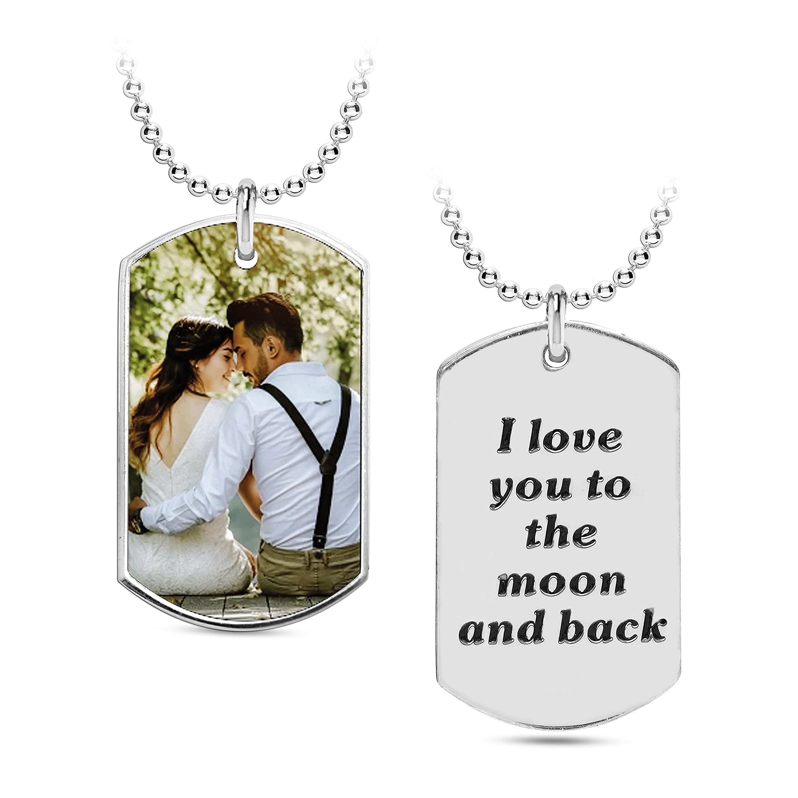 See full amazon price history chart for Silver Style Personalised Photo Necklace for Women | Customized Message Dog Tag Pendant Necklace for Girls | Custom Jewellery Gift for Wife, Anniversary, Wedding, Birthday, Engagement Unique Gifts… Silver Style Personalised Photo Necklace for Women | Customized Message Dog Tag Pendant Necklace for Girls | Custom Jewellery Gift for Wife, Anniversary, Wedding, Birthday, Engagement Unique Gifts… (B0B14VXJQ5) Amazon Price History, Amazon Price Tracker