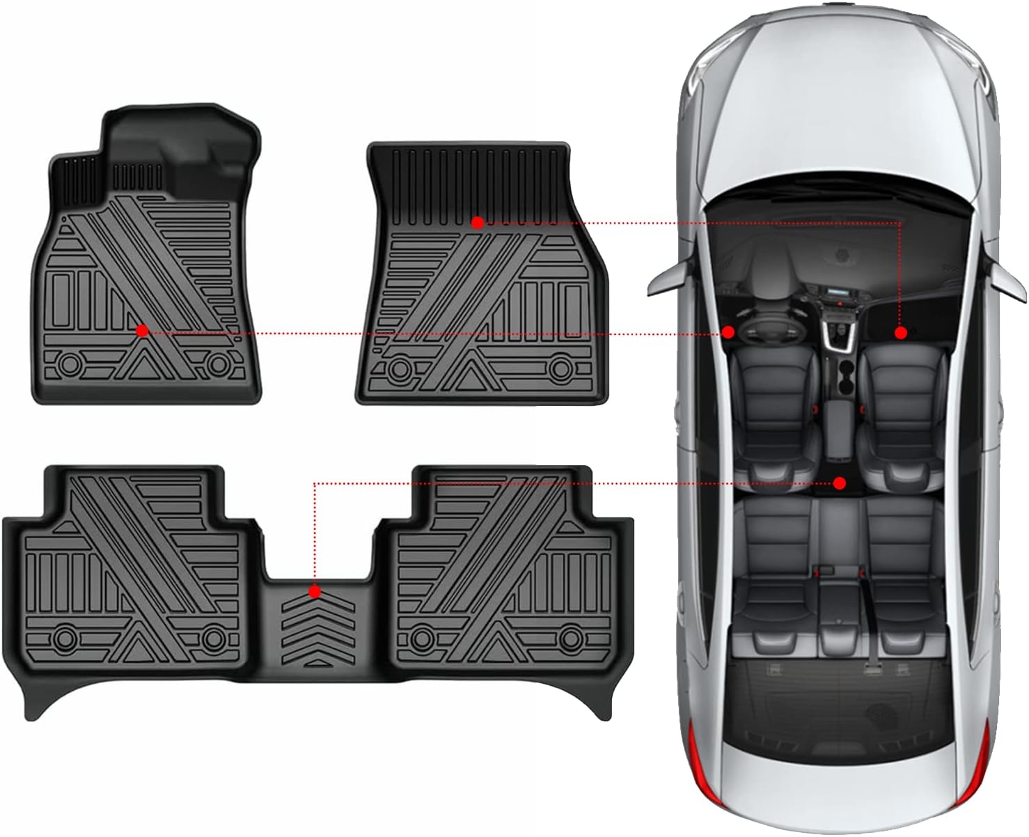 Automotive Floor Mats for 20192023 Cadillac CT5, Heavy