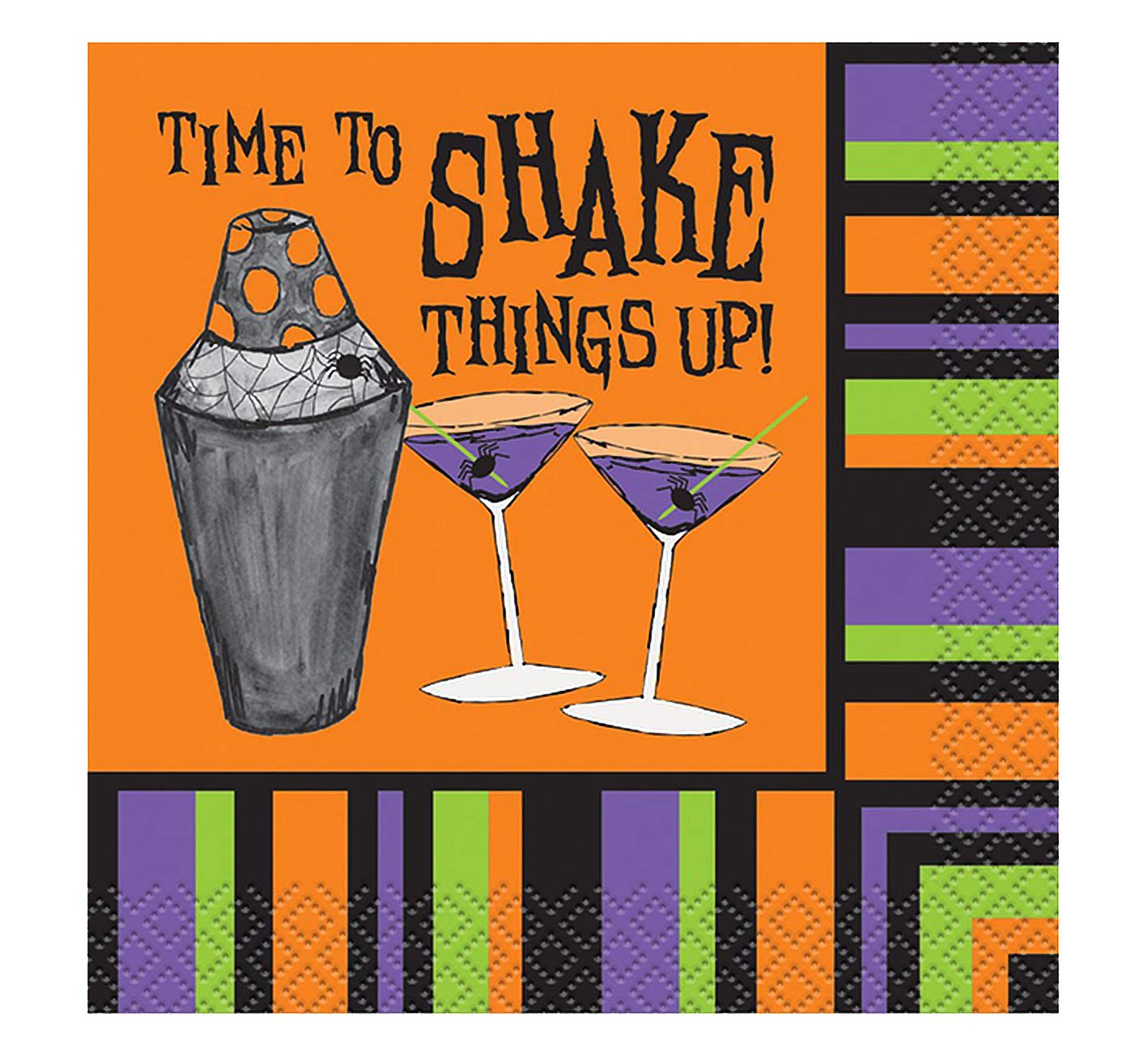 Serviettes de cocktail Halloween pour apéritif festif et buffet dinatoire thématique