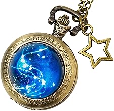 [リトルマジック] 星空 懐中時計 時計 日本製ムーブメント/可愛い