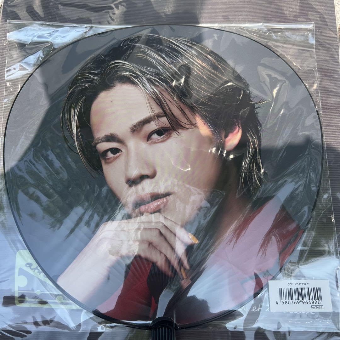 【新品未開封】CDF コムドット やまと 直筆サイン入り うちわ CDF コムドット うちわ やまと CDFコムドットやまと直筆サインうちわ