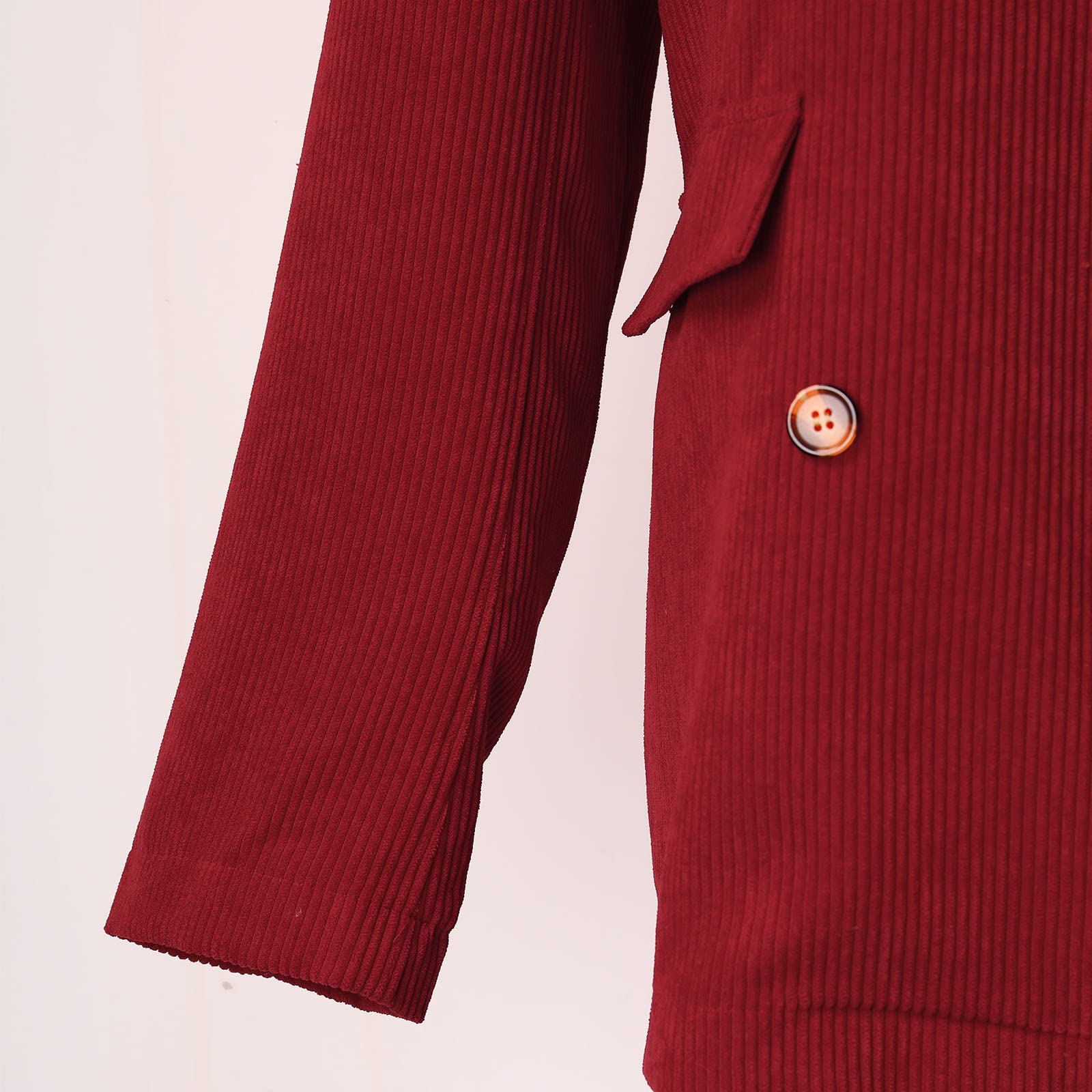 Generisch Blazer élégant pour femme - Style décontracté - Couleur unie - Avec poches - Manches longues - Pour le travail, le bureau