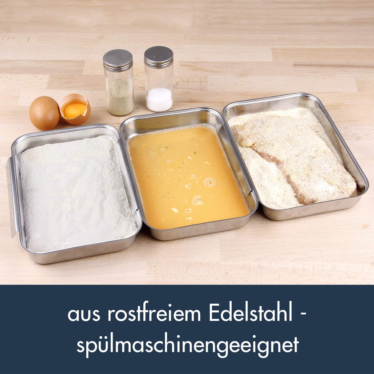 CHG Plateau Cuisson 3 Pièces 23 x 15 x 3 cm