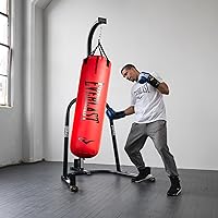 Vista 2 de Everlast Elite 2 - Saco de boxeo duradero con sistema silencioso de correas, bolsa pesada Negro
