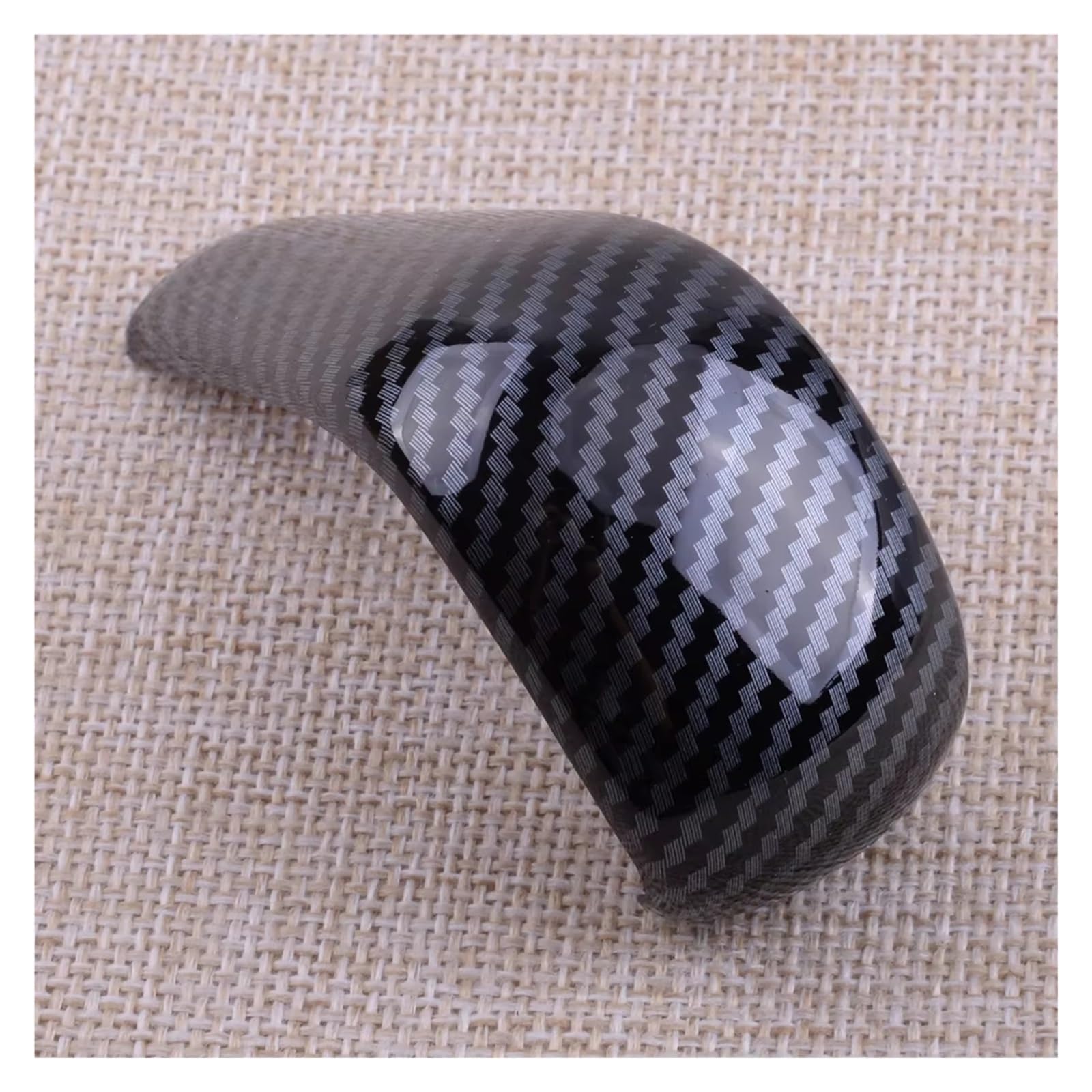 Wylwsha One Color Shift Gear Knob Cover For Mazda 3 For Bp For Cx-30 Dm Carbon Fiber Style Gear Shift Lever Knob Cap Cover Trim