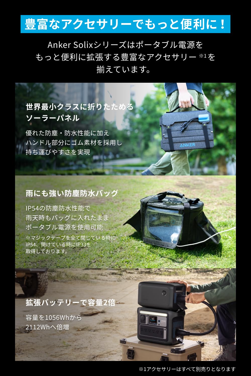 Anker Solix C1000 Portable Power Station ダークグレーサムネイル5