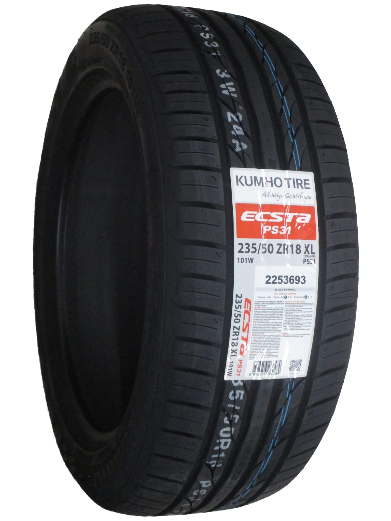 Amazon.co.jp: クムホ(KUMHO) サマータイヤ ECSTA PS31 235/50R18 101W 