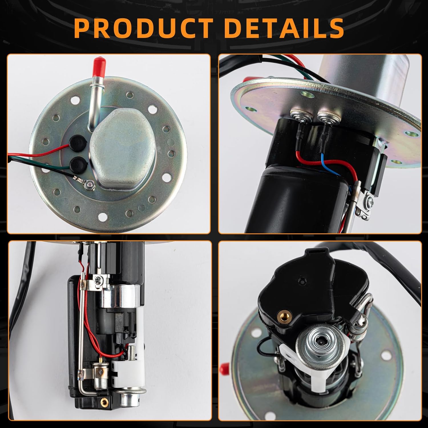 Electric Fuel Pump Module Assembly Compatible For Suzuki GSXR 600 GSXR 750 2004-2005 GSXR600 GSXR750 GSX-R600 GSX-R750 Repalce 15100-29G00 1510029G00