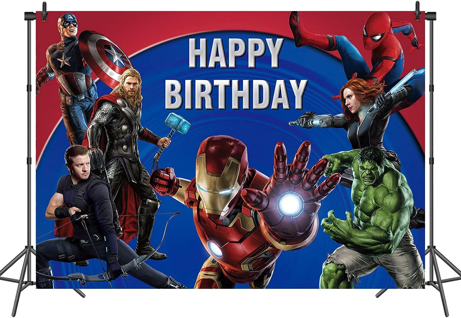 GCH Superhero Party Supplies Backdrop Superhero Theme Photography Background for Boys Baby Shower Birthday Cake Table Party Decorations Background 5x3FT