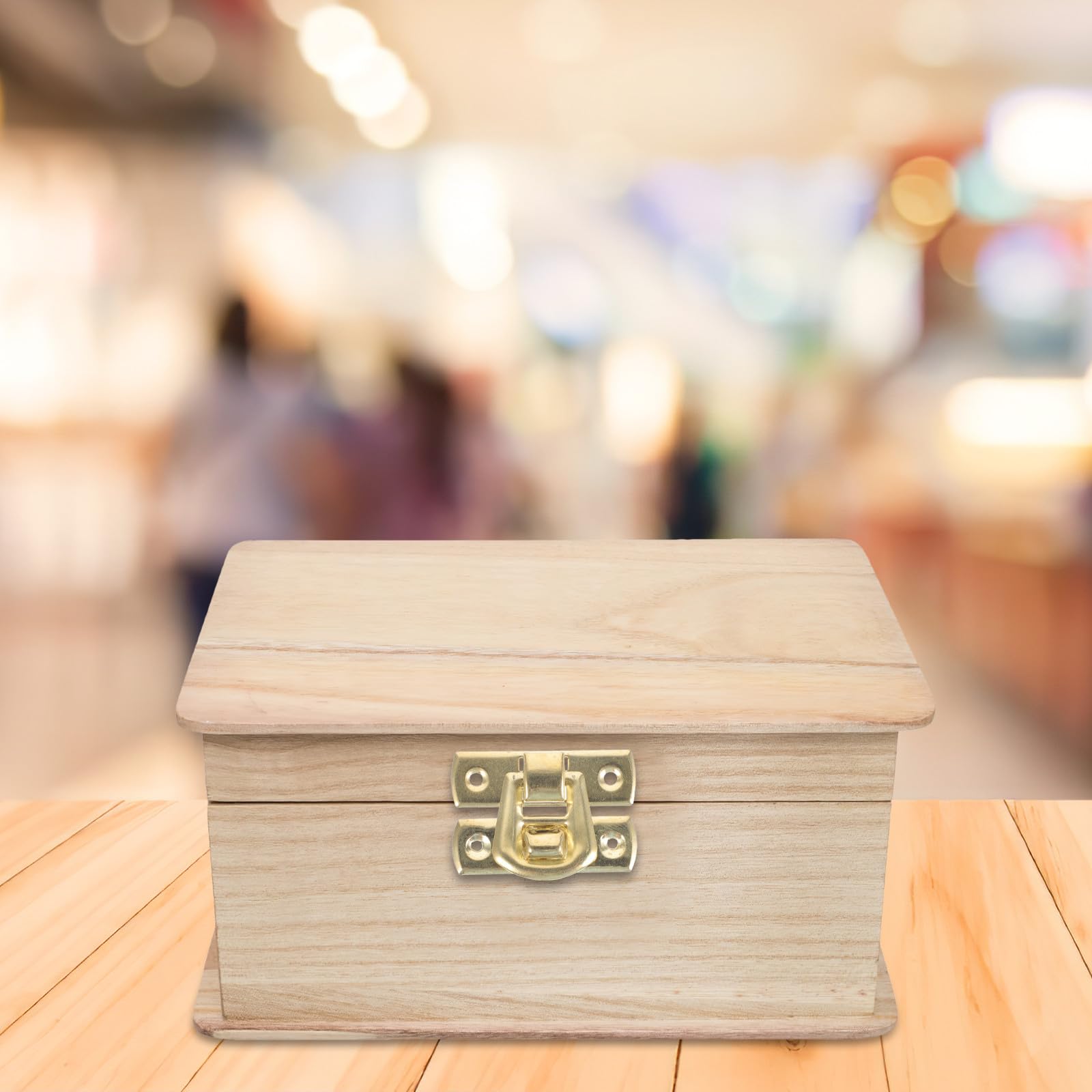 Chiusura a Gancio in Lega di Zinco 30x20mm, Set 10 Pezzi per Scatole di Legno e Portagioie, Fibbia in Metallo Compatta per Scatole Cosmetici, Vino e Cassette Attrezzi