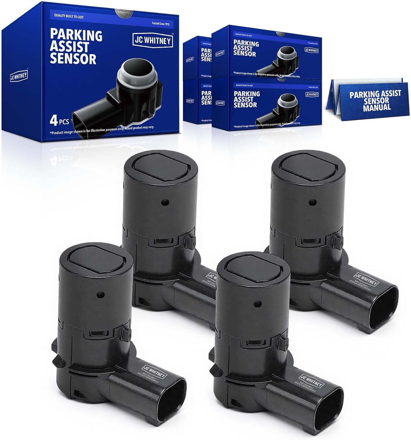 JC Whitney JFBAJCWPAS00061 Set of 4 Parking Aid Assist Sensors - Compatible with Nissan TITAN 2004-2008&2010, Armada 2005-2007