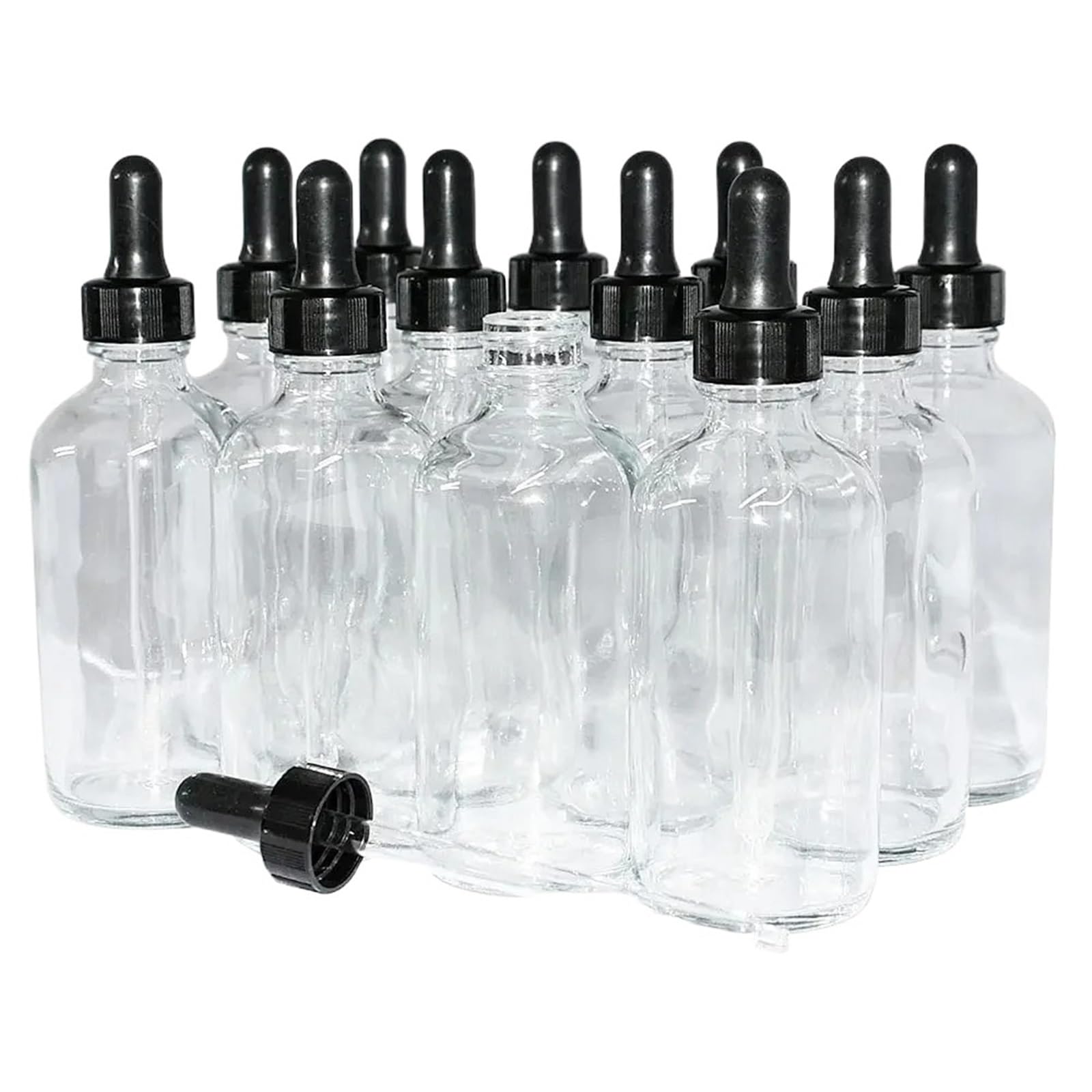 ZUXWUX Dropper dispensing bottle 5pcs Empty Glass Dropper Bottle Essential Oil Liquid Reagent Refillable Containers(Color4,15ML)