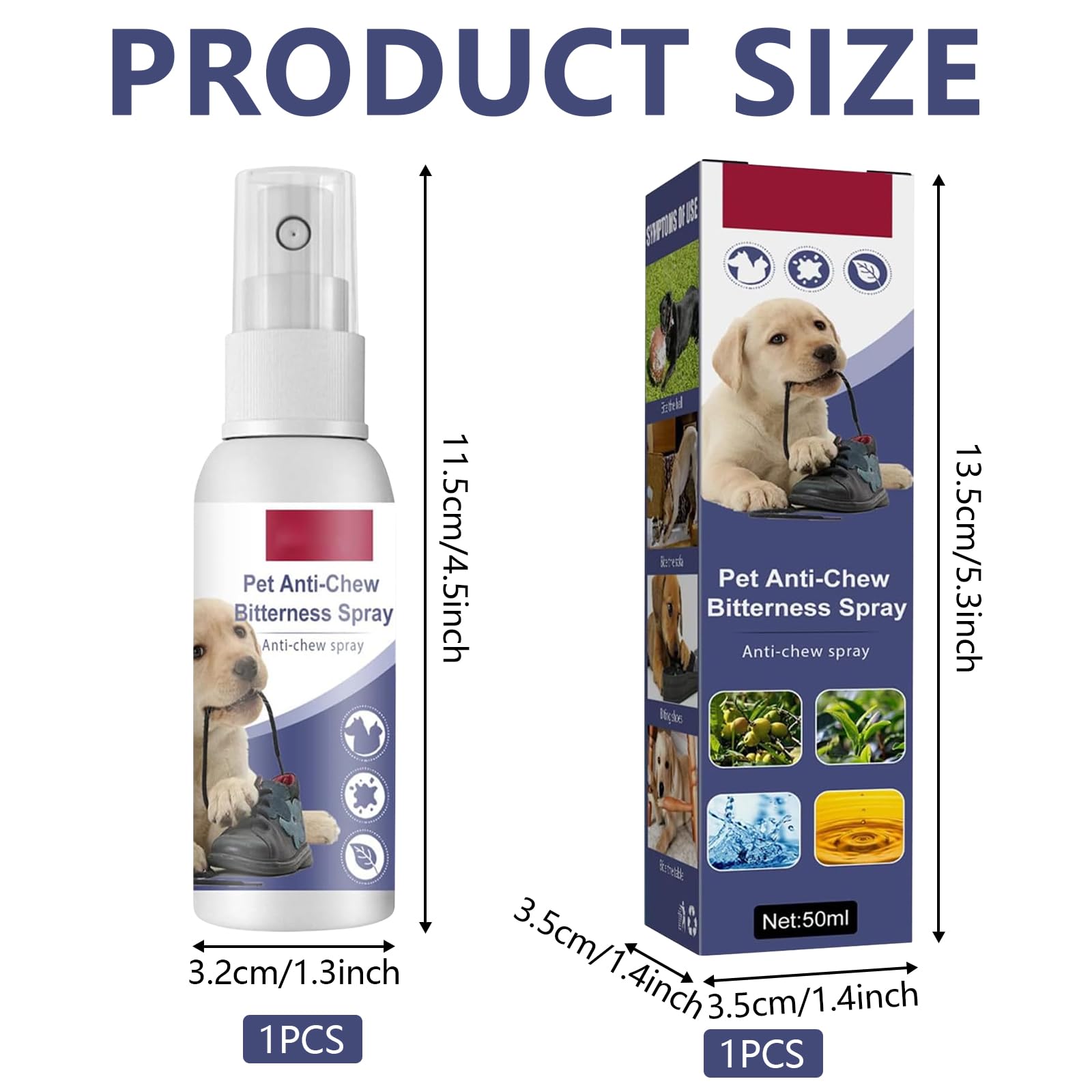 Qunkun Répulsif Chat Canapé, Répulsif Chat, Spray Anti Griffure Chat Chat Canapé, Spray Anti Griffure, Repulsif Chien Interieur, pour Canapé, Porte, Table, Meubles, Protège Votre Maison, 50ml