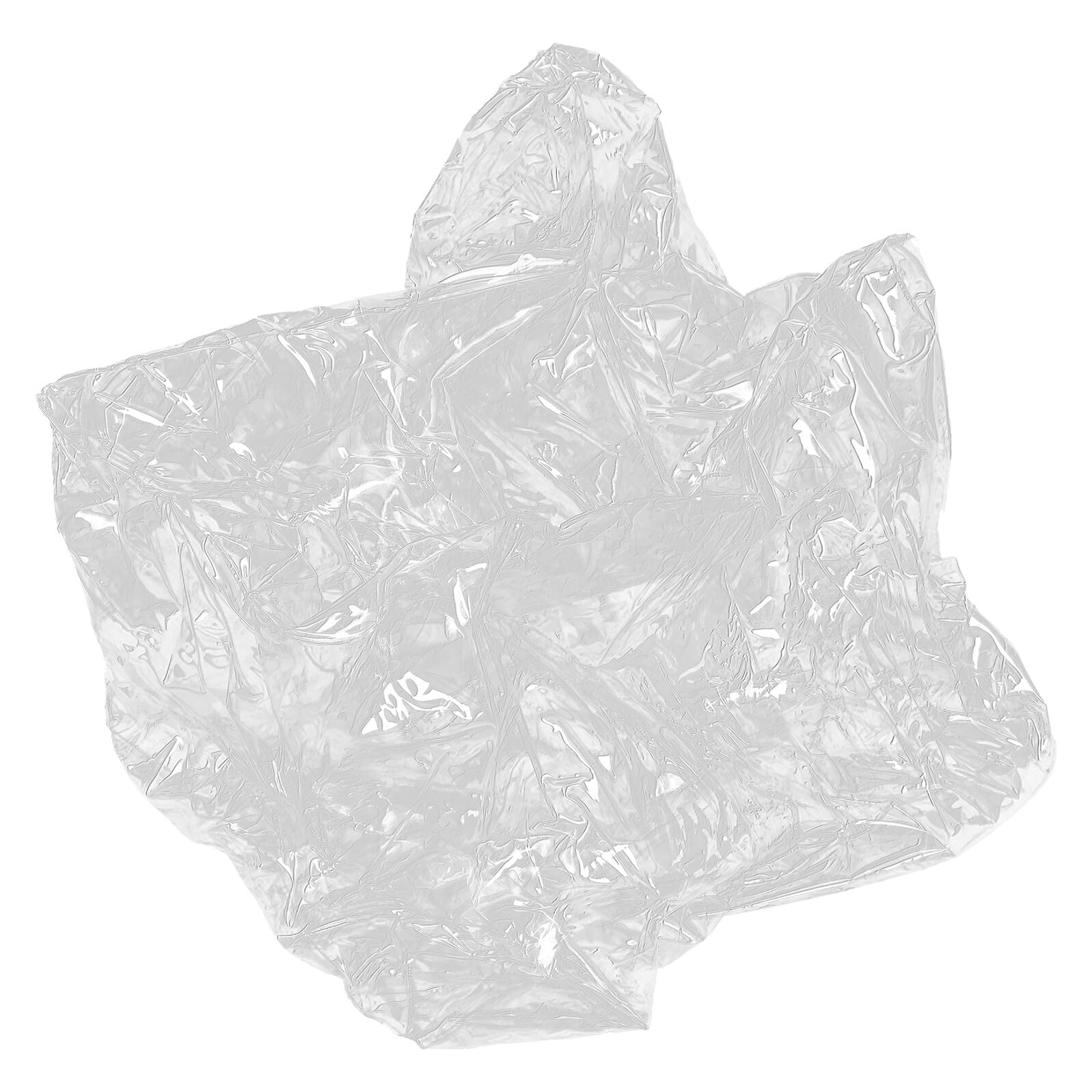 Housse de Rangement Transparente PVC Pouf Gonflable 60x40x60 CM