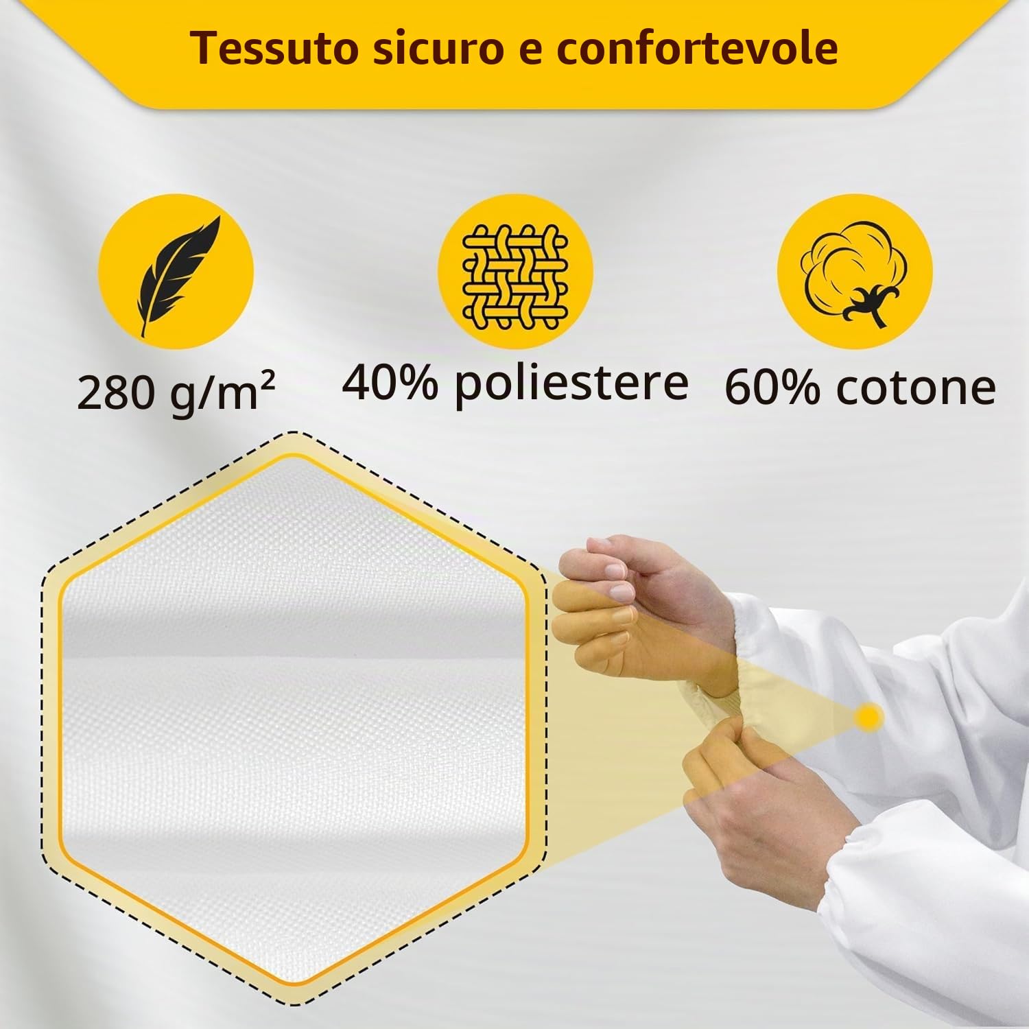 Tuta da Apicoltore per Apicoltori, Tuta Apicoltore Professionale, Abbigliamento Apicoltura con Velo Cappuccio Guanti, Tuta Protettiva per Apicoltura Completa per Il Corpo, per Uomo Donna, XXL