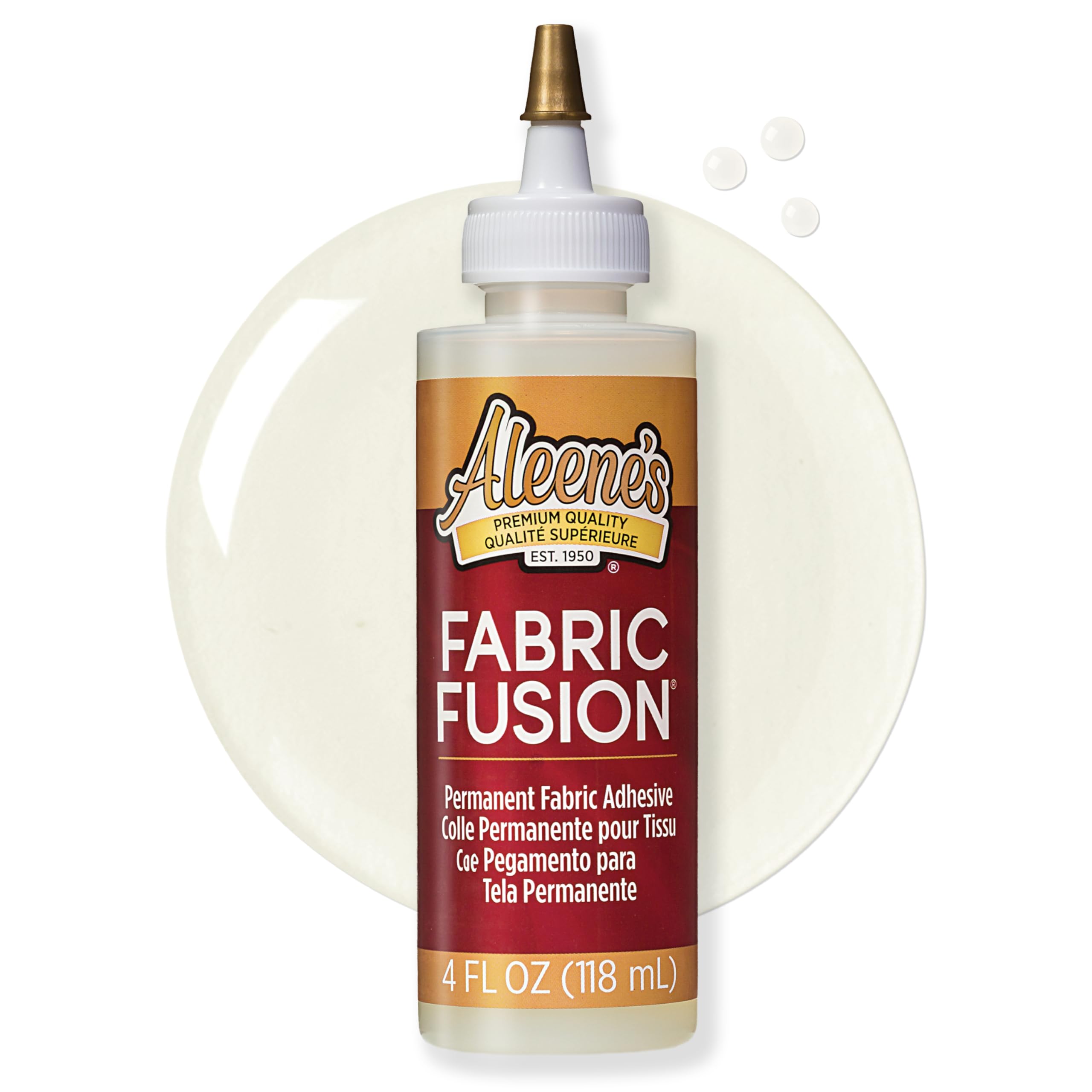 Fusion Permanent Fabric Adhesive 4oz, Urethane, 4 oz