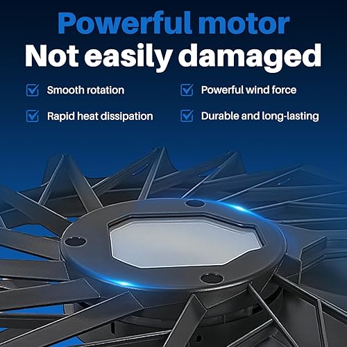 Miniatura 3 de AUTOKAY Conjunto de ventilador de refrigeración del motor, reemplazo del ventilador del radiador de refrigeración para BMW E60 525 530 545 645 E65