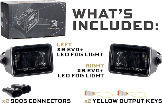 Morimoto XB Evo White LED Fog Lights for 15-17 Ford F-150