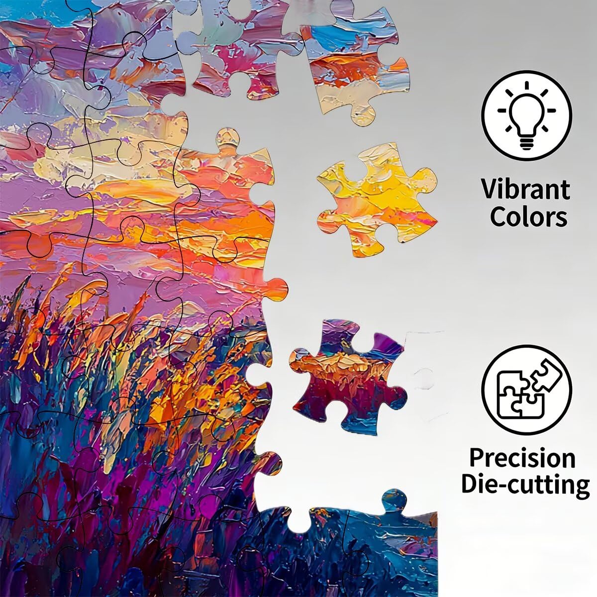 Puzzle 3000 elementów dla dorosłych, puzzle 3000 elementów krajobraz, abstrakcyjne puzzle dla dorosłych z wykwintnym pudełkiem do pakowania, gry edukacyjne, duże drewniane puzzle na prezent dekoracje