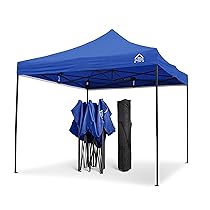 All Seasons Gazebos | 3x3m Pop Up Gazebo con pacchetto accessori e borsa con ruote | Resistente, completamente impermeabile, di alta qualità (Blu Reale)