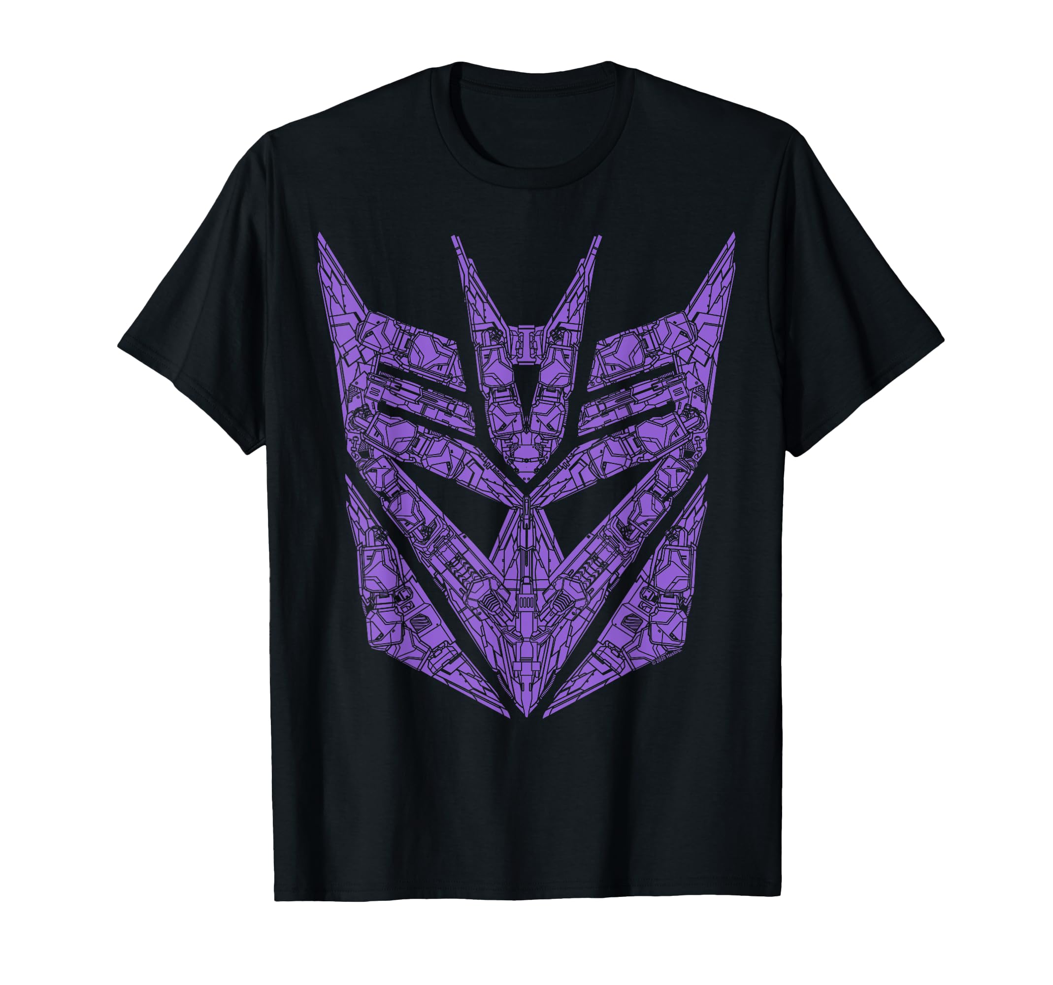 Transformers Decepticons Purple Icon Filled Logo T-Shirt