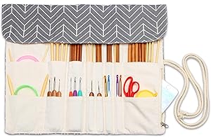 Teamoly Knitting Needles Holder Case