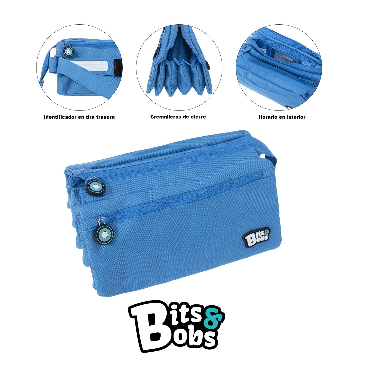 Grafoplás Bits & Bobs Pencil Cases 23 Centimeters Orange (Naranja